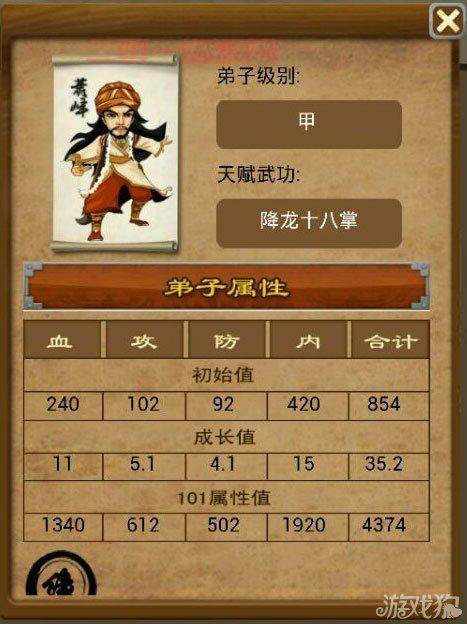 大掌门乙级弟子培养攻略：最强乙级弟子推荐