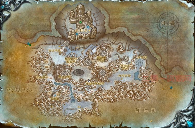 魔兽世界暮光高地地图位置及传送门开启方法