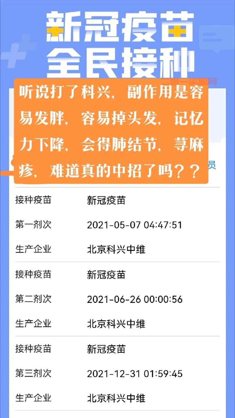 北京科兴生物疫苗管用吗？打了的人都怎么反馈？