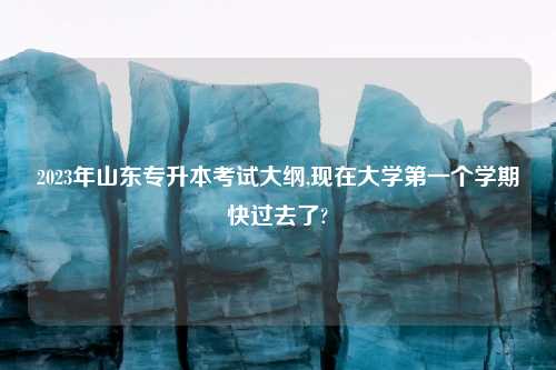 2023年山东专升本考试大纲,现在大学第一个学期快过去了?