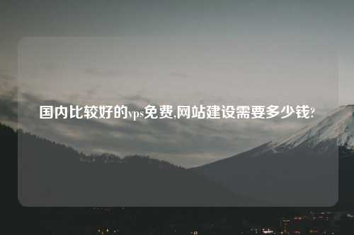 国内比较好的vps免费,网站建设需要多少钱?