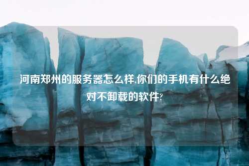河南郑州的服务器怎么样,你们的手机有什么绝对不卸载的软件?