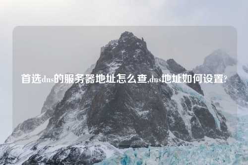 首选dns的服务器地址怎么查,dns地址如何设置?