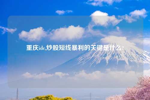 重庆idc,炒股短线暴利的关键是什么?