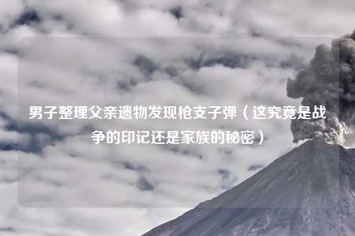 男子整理父亲遗物发现枪支子弹（这究竟是战争的印记还是家族的秘密）